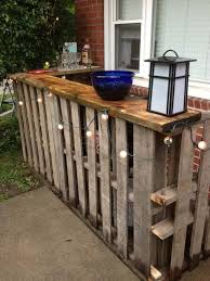 Comment Fabriquer Un Bar En Palette Pour Le Jardin Bar En Palette Meuble Palette Bar Exterieur