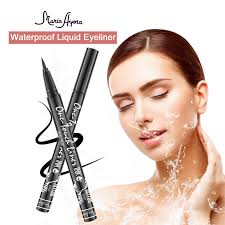 Maria Ayora 3pcs Black Liquid Eyeliner Pen Set Waterproof Smudgeproof