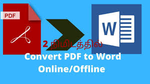Click on the export pdf tool in the right pane. How To Convert Pdf To Word Free In 2 Minutes Online Offline Tamil In 2021 Words Word Online Word Free