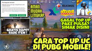 Cara Mudah Top Up Uc Via Pulsa Di Pubg Mobile Lengkap Aman 100 Berhasil Youtube