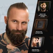 Amazon.com : Bossman Pocket Size Sandalwood Comb with Protective Case