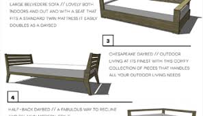 Check spelling or type a new query. Free Woodworking Plans To Build A 2 2 Full Sized One Armed Daybed The Design Confidential