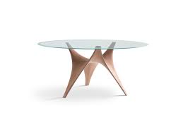 Circular arc, a segment of a circle. Italian Design Oval Dining Table Arc Molteni C