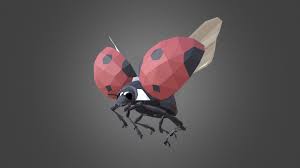Lowpoly Lady Bug By Apdigivid Ladybug Bugs 3d Model