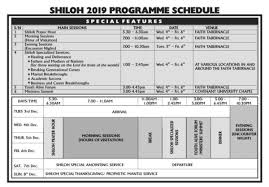 Welcome to winners chapel international dartford. Breaking Limits Programme Schedule For Shiloh 2019
