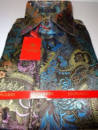 как сложить рубашку в чемодан чтобы она не помялась Leonardi Mens High Collar Shirt Black Lime Teal Bird Of Paradise High Collar Shirts Mens High Collar Shirts Mens Summer Dress