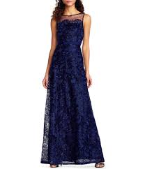 Adrianna Papell Petite Scalloped Lace Ball Gown Dillards Dress For Petite Women Formal Dresses For Women Fancy Dresses