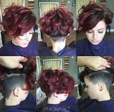 Image Result For Asymmetrical Undercut Women 360 View Really Short Hair Bob Hairstyles Undercut Curly Hair
