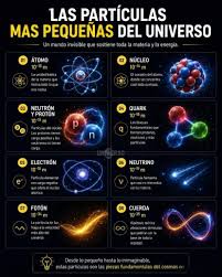 Los quarks son partículas elementales que forman los protones y neutrones en los núcleos atómicos. Hay seis tipos: up, down, charm, strange, top y bottom. Se combinan en tripletes para formar hadrones,