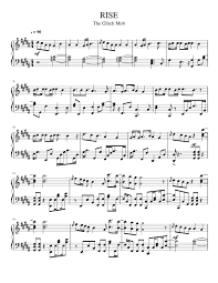Out of these cookies, the cookies that are categorized as necessary are stored on your browser as they are essential for the working of basic functionalities of the website. Rise Sheet Music For Piano Solo Musescore Com