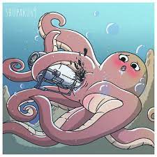 Porn with octopus