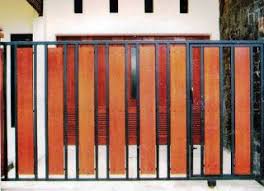 Pagar besi horizontal setengah tembok. Model Harga Pagar Kayu Besi Minimalis Murah Pagar Kayu Pagar Kayu
