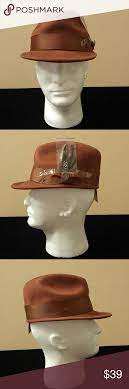 Men S Bruno Capelo Brandy Legionnaire Fedora Hat Fedora Hat Crushable Hat Fedora
