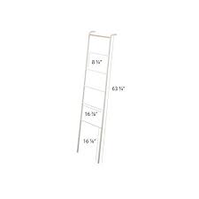 The ladder provides creative storage and hanging for your everyday items. Yamazaki Home Leaning Ladder Rack White 2812 Pricepulse