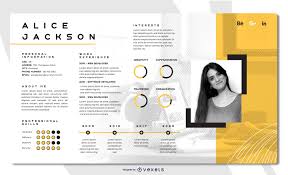 Diseños de curriculum vitae creativos. Descarga Vector De Plantilla De Curriculum Vitae Creativo Brillante