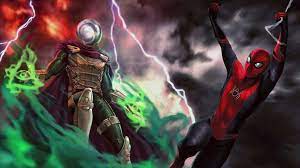 Spider Man Far From Home Mysterio And Spider Man 4k 11 Wallpaper For Desktop Laptop Imac Macbook Pc Tablet Spiderman Marvel Spiderman Spiderman Mask