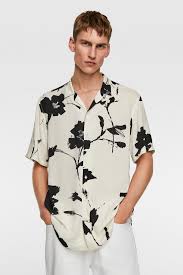 3.7 out of 5 stars. Floral Print Shirt Short Sleeves Shirts Man Zara United Kingdom Floral Print Shirt Men Floral Shirt Mens Shirts