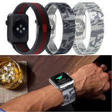 Ottartaks band compatible with apple watch bands 38mm 40mm iwatch series 6 5 se 4 3 2 1, silicone realtree camo xtra apple watch band for men boys 4.8 out of 5 stars 5 $11.99 $ 11. Camouflage Milanese Watch Band Camo Genuine Leather Wrist Strap For Apple Watch Ebay Watch Bands Genuine Leather Wrist Strap