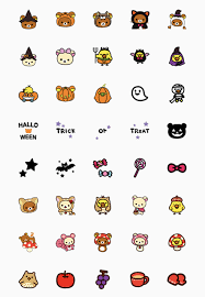 Rilakkuma Halloween Emoji Halloween Emoji Cute Cartoon Rilakkuma