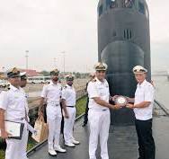 Russian submarine Ufa docks at Kochi port; Indian Navy gives ...