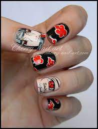 Itachi Uchiha Nail Nails Nailart Anime Nails Naruto Nails Cherry Nails Nail artist chieko nakayama creates some of the coolest nail art teennagels gelakt. itachi uchiha nail nails nailart
