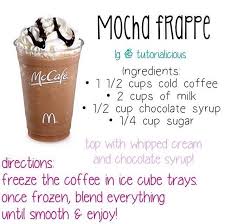 Mocha Frappe Starbucks Drinks Recipes Frappe Recipe Starbucks Recipes