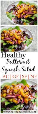 Roasted Butternut Squash Salad Anti Candida Natural Tasty Chef Recipe Butternut Squash Salad Squash Salad Healthy Salad Recipes
