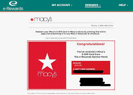 Answer Surveys Earn Rewards Easy Earn Gift Cards Macys Gifts Egift Card