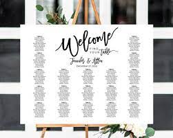 Seating Chart Template Wedding Seating Chart Seating Plan Etsy In 2021 Seating Chart Wedding Template Wedding Seating Signs Seating Chart Template