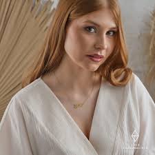 14k Solid Gold Name Necklace-personalized Name Necklace-gift for Her-name  Jewelry-name Plate Necklace-initial Necklace-jx11