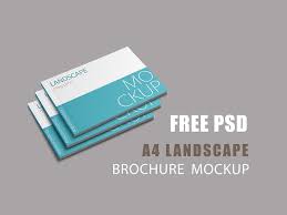 Download Landscape Magazine Mockup Free Psd Template Psd Repo