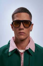 Bilge Karga Robert Leopard Blue Erkek Güneş Gözlüğü