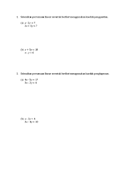 Nota ulangkaji untuk spm hiasan klik mengikut bab nota sains tingkatan 4 bab 3: 1 Selesaikan Persamaan Linear Serentak Berikut Menggunakan Kaedah Penggantian