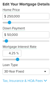 If you don't have once you click calculate, you'll see a table with your estimated loan payment, taxes and insurance and your total va funding fee (this amount is typically. Mortgage Calculator Pmi Interest And Taxes Smartasset