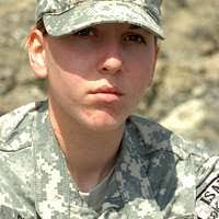Capt. Elizabeth M. Wagner, the sapper company commander,