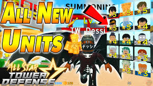 Its quite simple to claim codes, click settings cog icon to the bottom right to open the code menu, once you have entered in the. All New Units Update 1 Showcase All Star Tower Defense Youtube