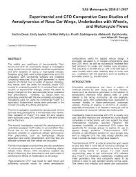 These are quite large, 50mm x 15mm. Pdf Experimental And Cfd Comparative Case Studies Of Aerodynamics Of Race Car Wings Underbodies With Wheels And Motorcycle Flows