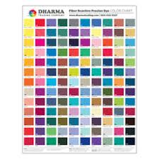 Poster Sized Color Chart Of All Of Our 130 Current Fiber