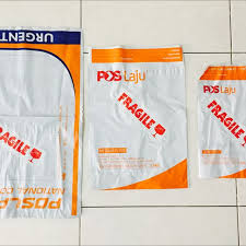 Harga flyers poslaju 2021 prepaid. Bag Parcel Flyer Poslaju With Pocket And Fragile Sticker Home Furniture Others On Carousell