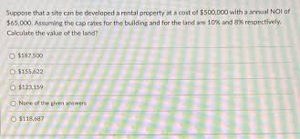 We did not find results for: Suppose That A Site Can Be Developed A Rental Chegg Com
