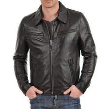 Mens Leather Jacket Stylish Handmade Motorcycle Bomber Biker Genuine Lambskin Leather Jacket For Men In 2021 Leather Jacket Men Real Leather Jacket Lambskin Jacket