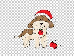Santa claus christmas hat cartoon, red cartoon christmas hat transparent background png clipart. Christmas Cartoon Color Cute Little Dog Png Clipart Carnivoran Cartoon Cartoon Character Christma Christmas Card Free