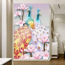 An intricate carving design with the look and feel of wood is made from durable resin, then attached to the embellished canvas and set among each piece of this 3pc wall decor. Hd Rapid Design Wall Painting Scenery For Home Decor Office Etc Self Adhesive Vinyl 20 Inch X 40 Inch Digital Reprint 40 Inch X 20 Inch Painting Price In India