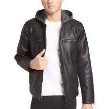 Men S Apt 9 Midweight Hooded Moto Jacket Jackets Racer Jacket Levi