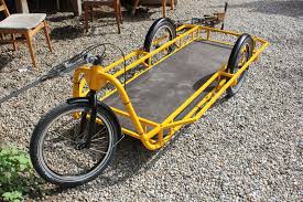 Datei Carlacargo Gelb Lang Jpg Dreirad Fahrrad Fahrrad Wohnwagen Anhanger Fahrrad