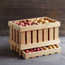 Wood Potato Storer Wood Potato Storage Diy Craft Projects