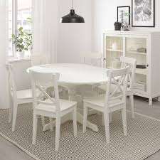 Ingatorp Extendable Table White Max Length 61 Ikea Ausziehtisch Ikea Ingatorp Kuchenstuhle Ikea
