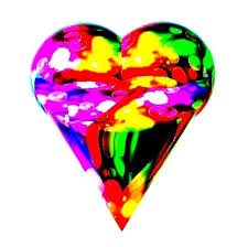 Klik op de onderstaande afbeelding. Regenbooghartjes Tekenmee 2 Met An