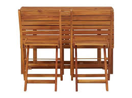 Rustic wood brinley dining bench. Vidaxl Solid Acacia Wood Balcony Planter Table With 2 Bistro Chairs Foldable Wooden Dining Table Set Kitchen Table With Chairs Garden Brown Garden Outdoors Ecog Garden Furniture Accessories