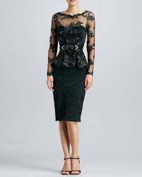 Badgley Mischka Lace Peplum Brocade Cocktail Dress Designer Cocktail Dress Fashion Lace Peplum